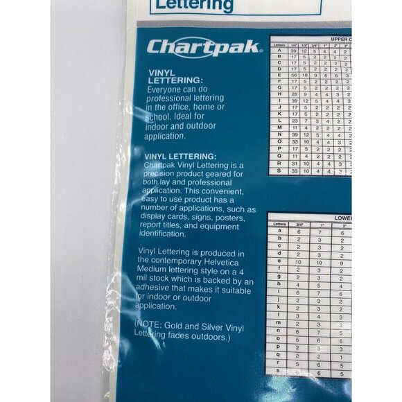 Chartpak Press-On Vinyl Numbers 1" Black Helvetica Medium 2-Pack New - Picture 3 of 7